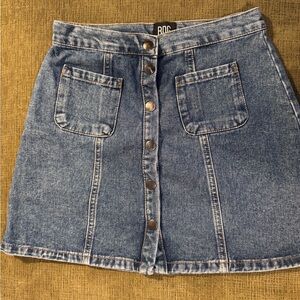 Normcore BDG Women's Blue Denim Mini Skirt, size small